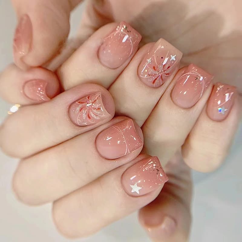 Fireworks Classic Press-On Nails by Winails